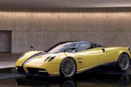 BC新款Pagani Huayra敞篷跑車(chē)更高頂篷的超級(jí)跑車(chē)更強(qiáng)大的功能