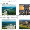 WindowsSpotlightExtractor是一種工具可讓您查看和保存Spotlight下載的墻紙