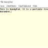 HandyPad是一個(gè)免費(fèi)軟件文本編輯器支持自動(dòng)保存