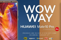 華為 Mate 10 Pro 在預(yù)售 附送 150 美元禮品卡