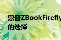 惠普ZBookFirefly14G7還提供15英寸屏幕的選擇