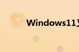 Windows11又一重磅軟件發(fā)布