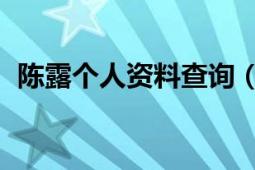 陳露個(gè)人資料查詢(xún)（陳露 中國(guó)內(nèi)地女模特）