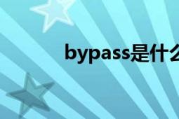 bypass是什么按鍵（bypass）