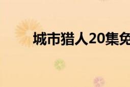 城市獵人20集免費(fèi)看（城市獵人2）