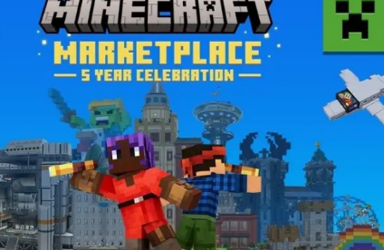 Minecraft市場銷售以有限折扣慶祝5周年