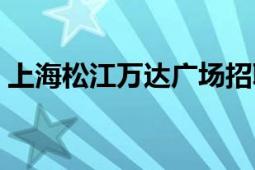 上海松江萬達(dá)廣場招聘（上海松江萬達(dá)廣場）