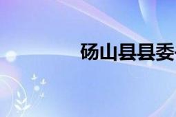 碭山縣縣委書記（碭山縣）