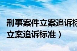 刑事案件立案追訴標(biāo)準(zhǔn)第三十三條（刑事案件立案追訴標(biāo)準(zhǔn)）