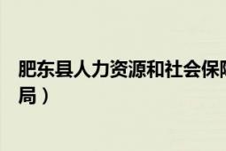 肥東縣人力資源和社會保障局（肥東縣人力資源和社會保障局）