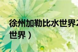 徐州加勒比水世界2021門票（徐州加勒比水世界）