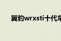 翼豹wrxsti十代車型（翼豹WRXSTI）