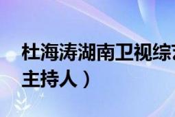 杜海濤湖南衛(wèi)視綜藝節(jié)目（杜海濤 湖南衛(wèi)視主持人）