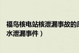 福島核電站核泄漏事故的原因和造成危害（福島核電站輻射水泄漏事件）