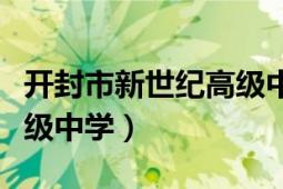 開封市新世紀高級中學學費（開封市新世紀高級中學）