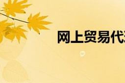 網(wǎng)上貿(mào)易代理（網(wǎng)上貿(mào)易）