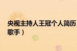 央視主持人王冠個人簡歷（王冠 中國內(nèi)地女主持人、演員、歌手）