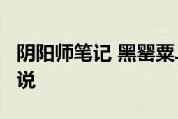 陰陽師筆記 黑罌粟J創(chuàng)作的靈異奇談?lì)惥W(wǎng)絡(luò)小說