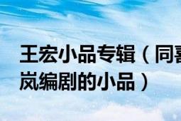 王宏小品專輯（同喜同樂 王宏、李文緒 、劉嵐編劇的小品）