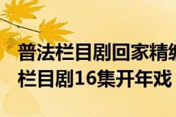 普法欄目劇回家精編版一（回家 2013年普法欄目劇16集開年戲）