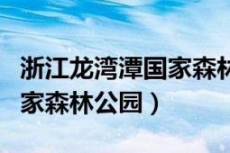 浙江龍灣潭國家森林公園新聞（浙江龍灣潭國家森林公園）