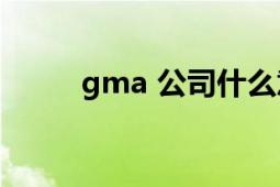 gma 公司什么意思（GMA 950）