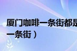 廈門咖啡一條街都是有錢人去的嗎（廈門咖啡一條街）