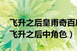 飛升之后皇甫奇百度百科（戰(zhàn)帝 皇甫奇小說飛升之后中角色）