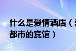 什么是愛情酒店（愛情賓館 流行于各國各大都市的賓館）