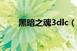 黑暗之魂3dlc（黑暗之魂：受死版）