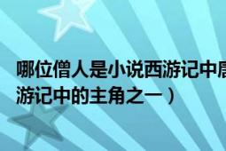 哪位僧人是小說西游記中唐僧的形象（唐僧 中國(guó)古典名著西游記中的主角之一）