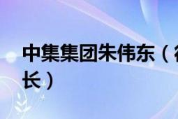 中集集團朱偉東（徐敏杰 原中集集團副董事長）