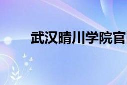 武漢晴川學院官網(wǎng)（武漢晴川學院）