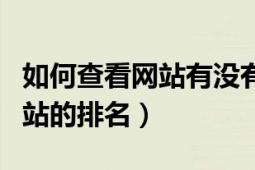 如何查看網(wǎng)站有沒有被百度收錄（如何查看網(wǎng)站的排名）