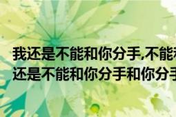 我還是不能和你分手,不能和你分手是什么歌（求一首歌：我還是不能和你分手和你分手）