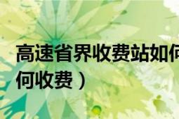 高速省界收費(fèi)站如何換卡（高速省界收費(fèi)站如何收費(fèi)）