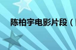 陳柏宇電影片段（陳柏宇拍過(guò)那些電影）