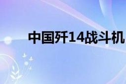 中國殲14戰(zhàn)斗機(jī)（中國殲14戰(zhàn)斗機(jī)）