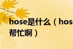 hose是什么（hosee什么意思啊謝謝了大神幫忙?。?></div></a><div   id=