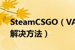 SteamCSGO（VAC無法驗證您的游戲會話解決方法）