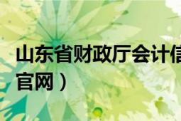 山東省財政廳會計信息網(wǎng)（山東省財政廳會計官網(wǎng)）