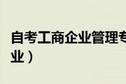 自考工商企業(yè)管理專業(yè)（自考工商企業(yè)管理專業(yè)）