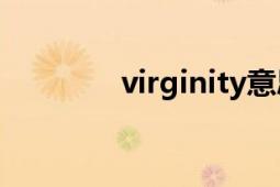 virginity意思（Virginity）