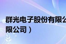 群光電子股份有限公司招聘（群光電子股份有限公司）