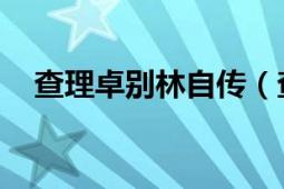 查理卓別林自傳（查理卓別林 法國畫家）