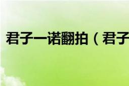 君子一諾翻拍（君子一諾 2018年拍攝電影）