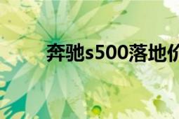 奔馳s500落地價多少（奔馳S500）