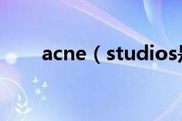 acne（studios是什么牌子 哪國的）