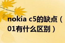 nokia c5的缺點(diǎn)（Nokiac5-00與Nokiac5-01有什么區(qū)別）