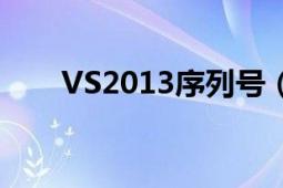 VS2013序列號（求VS2008序列號）